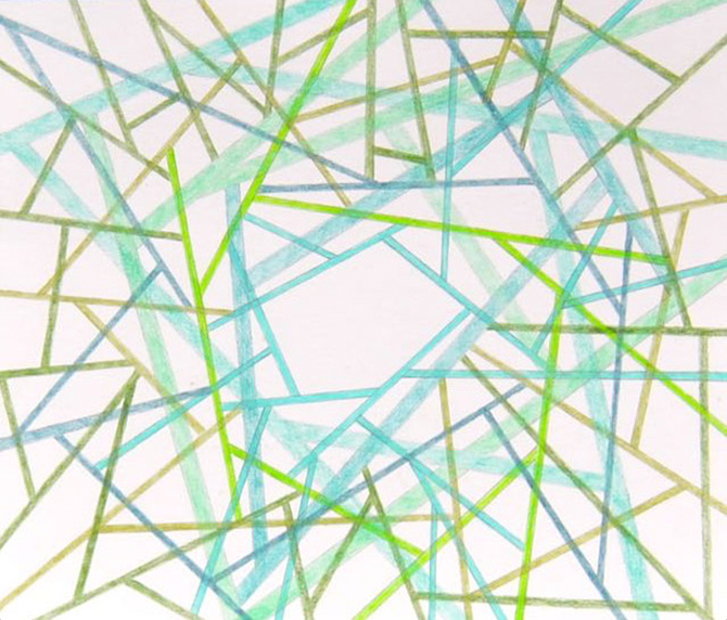 Karin Fröhlich, Bild Nummer 7 aus der Serie Grüne Netze von 2011